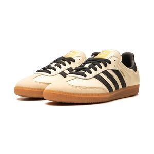Adidas Samba OG “Sand Sinatra” Woman’s Sneakers Cream, Black and Gold NWT